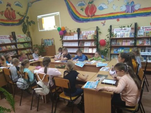 На занятии "Мастерской словесности"